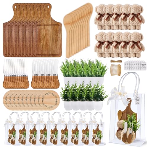 Plateau en acacia haut de gamme avec accessoires de service de table