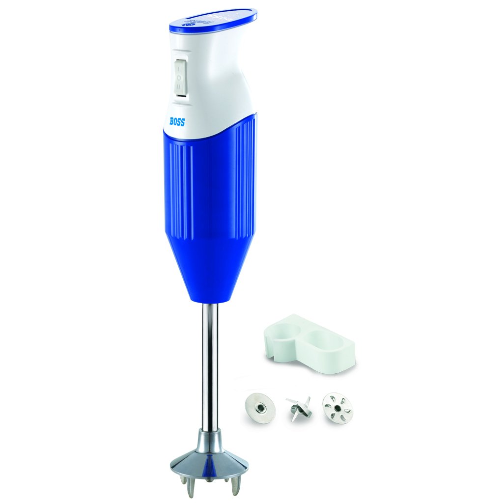 Boss B121 Hand Blender, 160W ( Blue, White)
