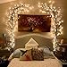 Produktbild Willow Vine Wand Deko Wohnzimmer: Illuminated Willow Vine Home Decor Artificial Vineyard Wall Decoration 144 LEDs Warm White - Braun