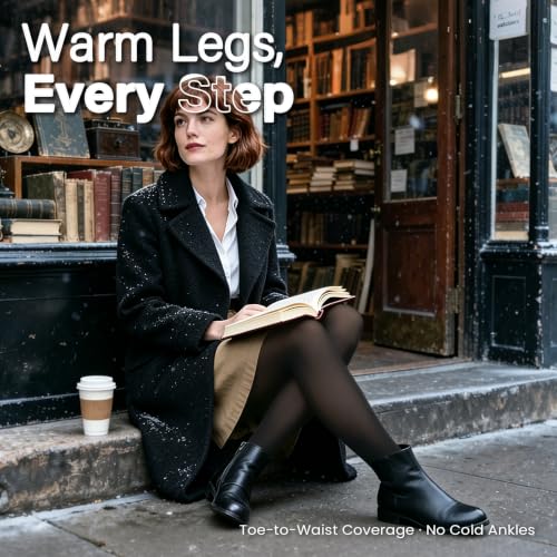 Image of Women's Fleece Lined Tights Thicken for Warmth