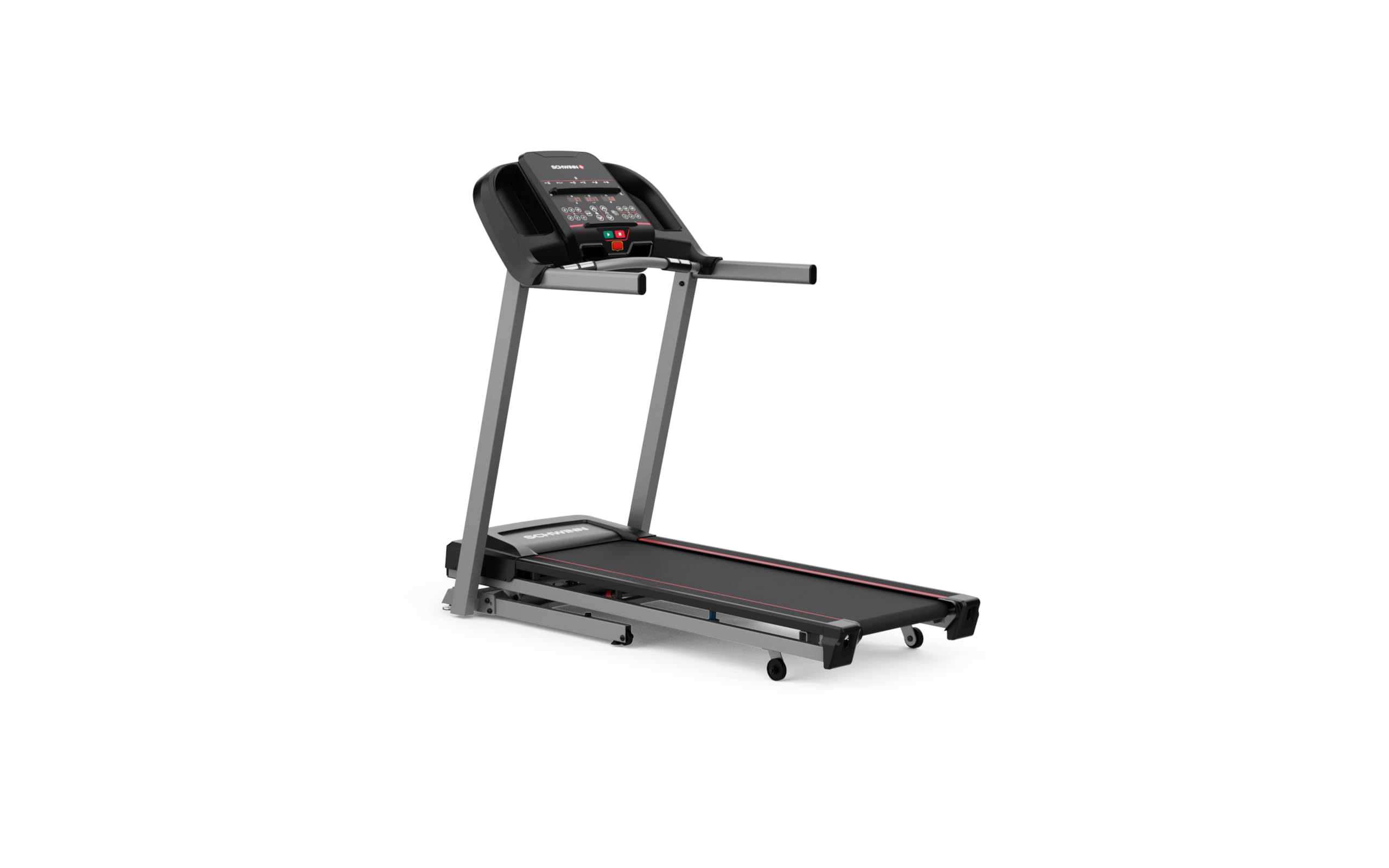 Schwinn Laufband Serie – elektrisch klappbar mit Bluetooth FTMS, kompatibel mit JRNY, Zwift & Kinomap – bis zu 18 km/h, SoftDrop, leise für Zuhause