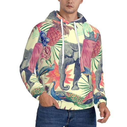Sweat à capuche en polaire homme confortable contre le froid quotidien