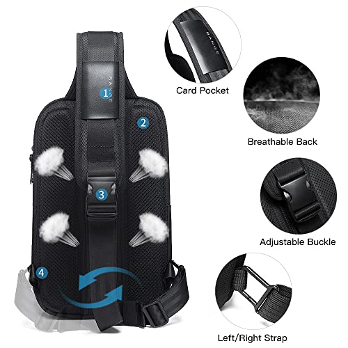 Bange Sling Bag, Waterproof Men's Chest Bag Shoulder Bags Crossbody Sling Backpack For Men… #TOP5