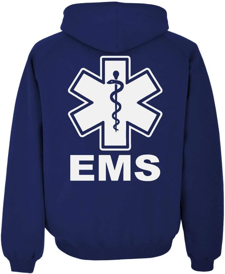 EMS - HI VIS Reflective - Emergency Duty - Pullover Hoodie