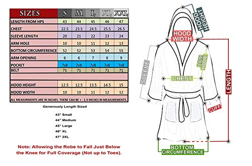 Skylinewears Men's 100% Cotton Robe Terry Shawal Bath Robe Soft Touch Collar Absorbent Shower Bathrobe Sweat Steaming Clothes3