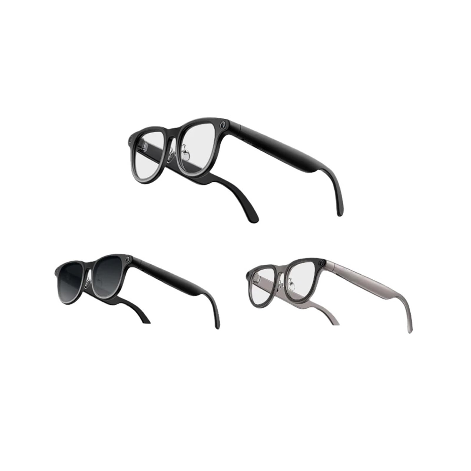Gafas Inteligentes RayNeo V3 Slim con IA for fotografía, inalámbricas, compatibles con Auriculares inalámbricos y micrófono.(Black)