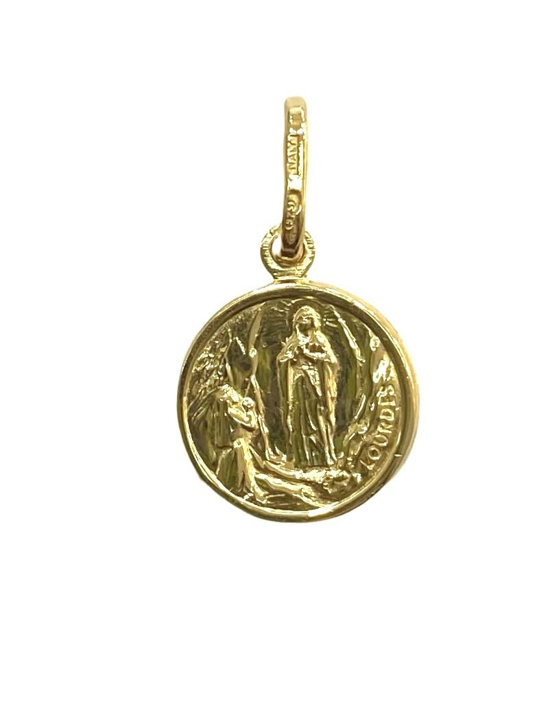MEDALLA PLATA V.LOURDES 11mm CH