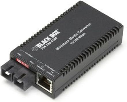 Black Box Network Services LHC015A-R4 Fast Ethernet [100-mbps] Media Converter - 10/100-mbps Copper To 100-mbps Single