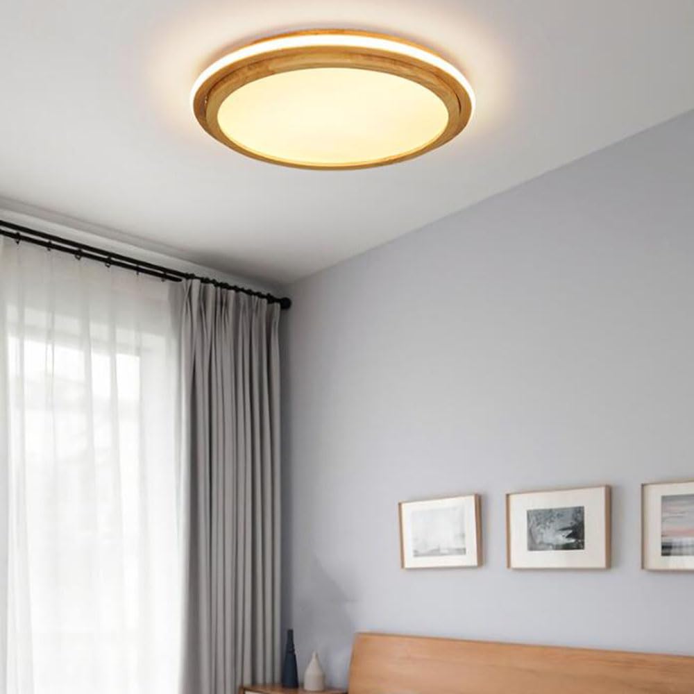 Lampa Sufitowa Ściemniająca 3000K-6000K Modna Prosta Okrągła Oprawa Oświetleniowa Łatwe W Montażu Lampy Sufitowe LED z Akrylowym Kloszem, Płaską Lampą Do Przedpokoju W Salonie, Na Werandę KNBVFHG