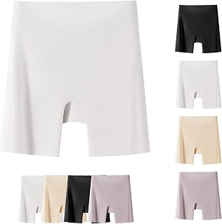 Underwear, High-Waisted Tummy Control Butt Lifting Seamless Ice Silk Underwear, No-Show Briefs