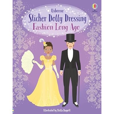 Sticker Dolly Dressing Fashion Long Ago