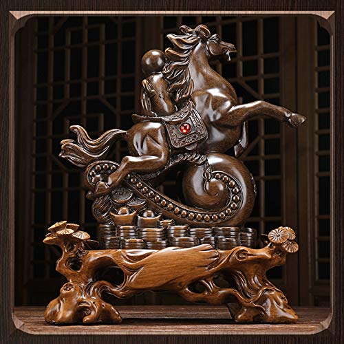 Singe assis à cheval statue Bouddha décoration bureau zen - 6