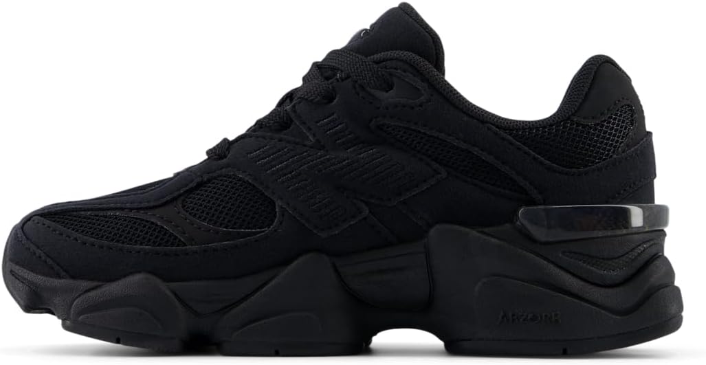 New Balance 9060 'Triple Black' Preschool Sneakers - Image 2