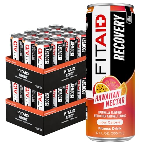 FITAID Post Workout Recovery, Hawaiian Nectar, 12 fl oz (12-Pack)