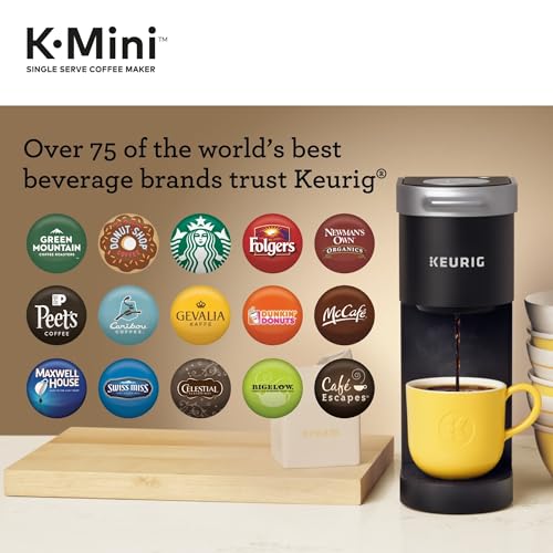Keurig K-Mini Single Serve K-Cup Pod Coffee Maker, 6 to 12oz Brew size, with Cord Storage, Perfect for Small Spaces, Black - image 9
