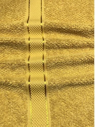Image of SENSES By Riba Cotton Towels for Bath 550 GSM - Mustrad, 1 Pc | Super Soft, Large Size, Absorbent, Lightweight, Antimicrobial, Low Linting