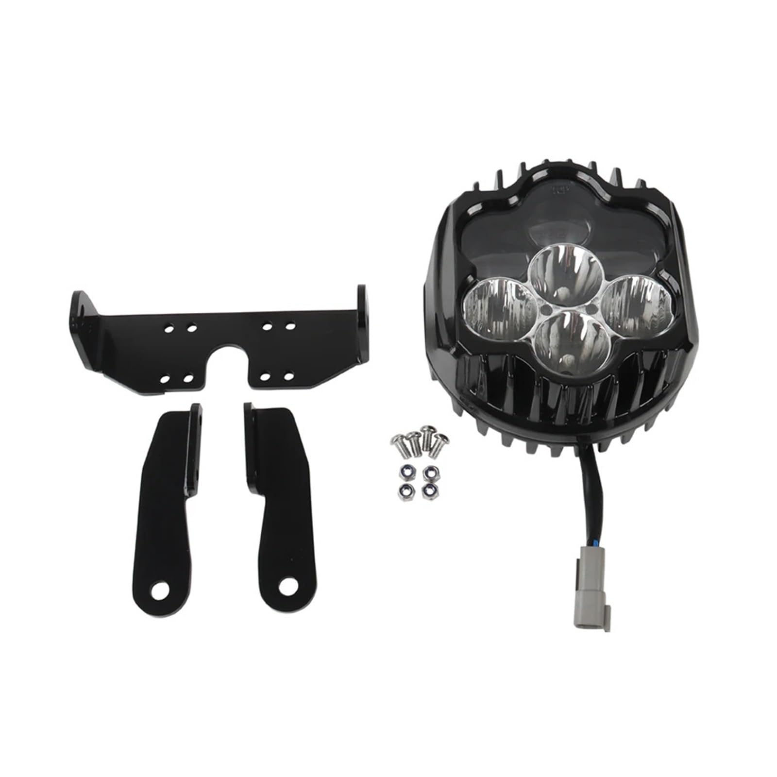 Phares de moto à LED Phare de moto Phare Led pour motos Harley Softail, feux de jour à faisceau haut/bas pour DYNA XL FXR