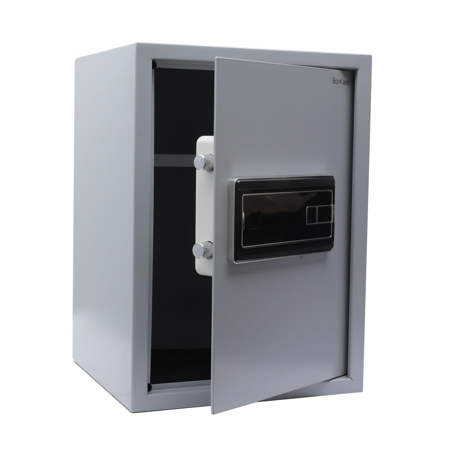BonKaso Safe Locker for Home|50 Litres|Digital Locker |Home lockers for house|Electronic LED Display|Grey