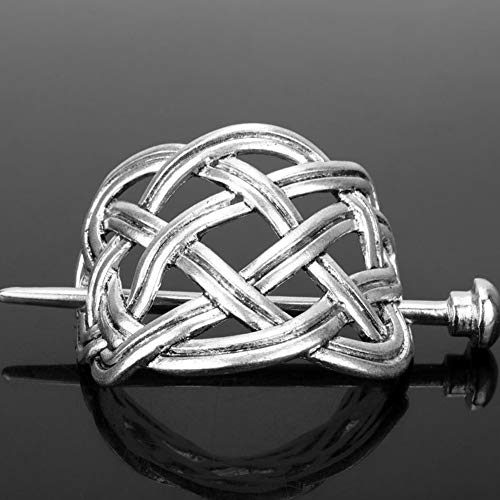 Preisvergleich Produktbild Damen Haarnadel, keltisches Retro-Design, klassische Metalllegierung, große Knoten, Krone Haarnadel, Haarspange für Festival, Kostüm und Geschenk #0093 Wie abgebildet