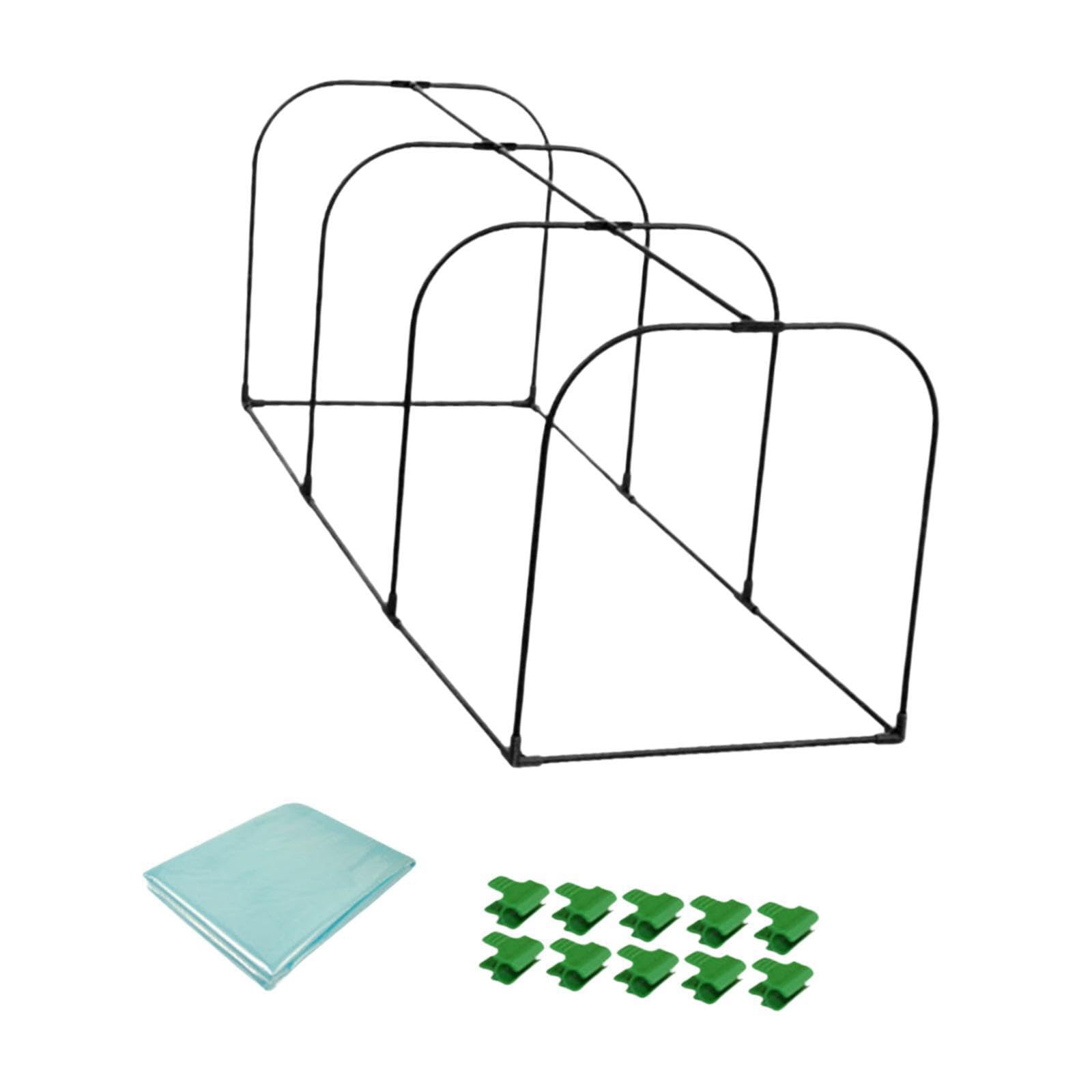 Mini serra portatile, calda e resistente,Verde,lunghezza 150 cm | conservazione del calore. La confezione include pellicola e tutti i pezzi necessari per il montaggio. Può essere una piccola