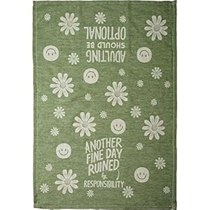 Primitives by kathy adulting should be optional another fine day ruined by responsibility decorative kitchen towel  urban country home decor