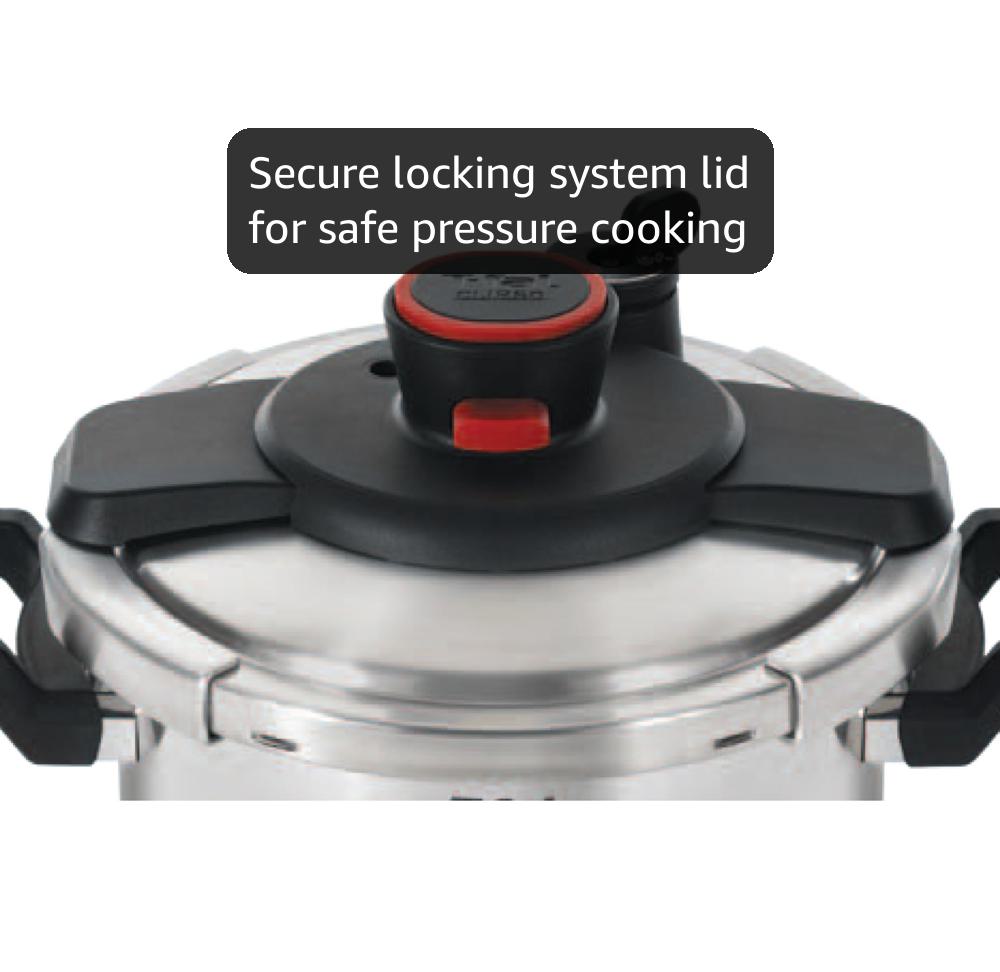 Amazon.com: T-fal Clipso Stainless Steel Pressure Cooker, 6.3