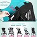 Swanoo Stroller Sun Shade Cover, Mosquito Net for Stroller Shade Extender with Magnetic Tabs Block 70% of UV Rays, Bug Net Sun Protection Baby Stroller Accessories Stroller Canopy