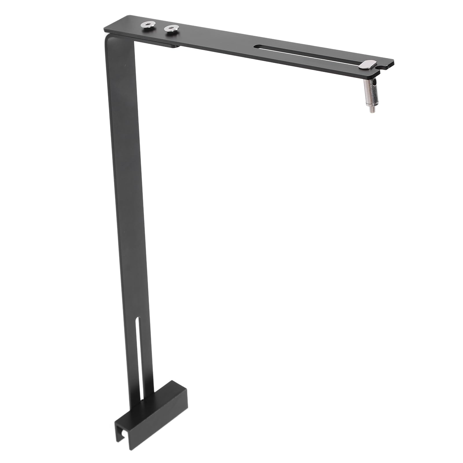 Fish Tank Light Stand, Aluminum Alloy Fish Drop Light Mount, Adjustable Height Aquarium LED Mounting Arm, Universal Aquarium Lighting Holder for Fish Tank (Black)