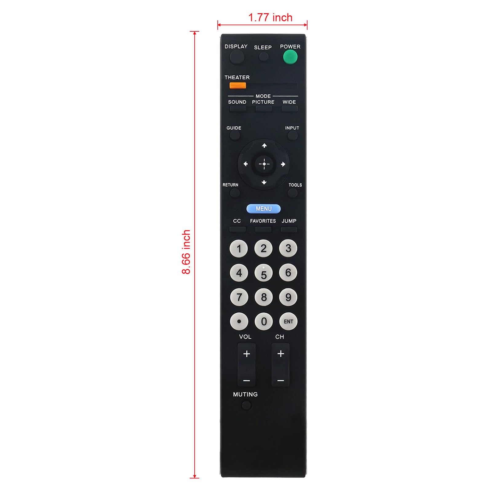 Amazon.com: RM-YD026 Replaced Remote fit for Sony BRAVIA M Series