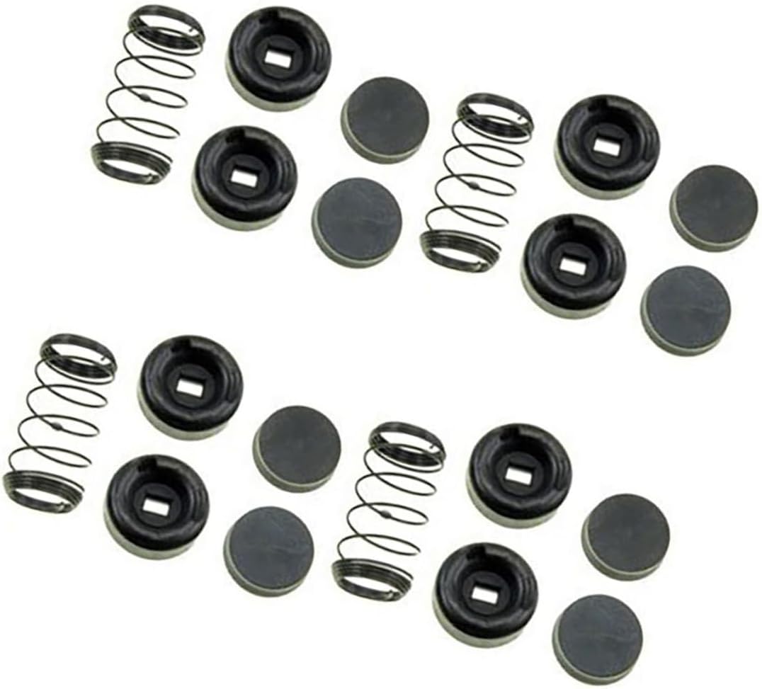 Front Rear Drum Brake Wheel Cylinder Kit for Dodge C-1 Truck,C-3,C-4 1954 1955 1956 Replacement 1450272, 1450597 4 PCS