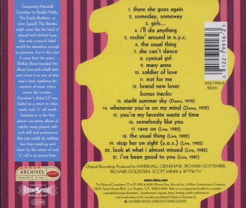 Vista 2 de Marshall Crenshaw