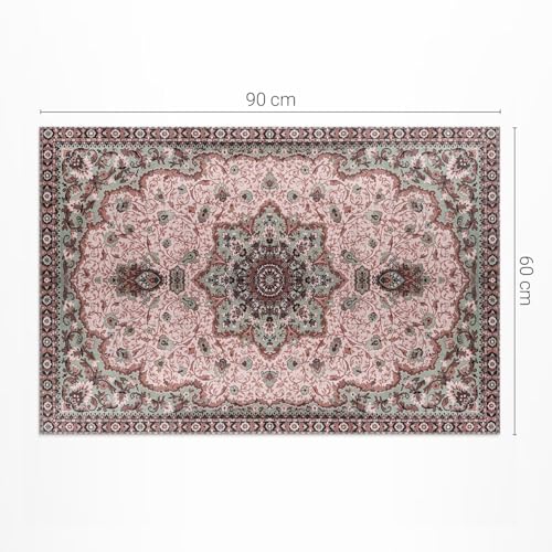Tapis vinyle 60x90 cm PVC mandalas rectangle pour deco maison floorart design - 3