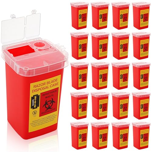 Boîte pour aiguilles et seringues ZOOFOX 1 litre pour sécuriser vos déchets médicaux jetables