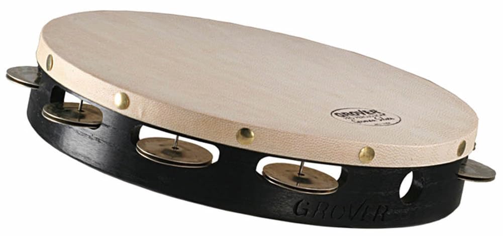 Grover Pro Percussion Projection Plus 10-inch Single-row Tambourine