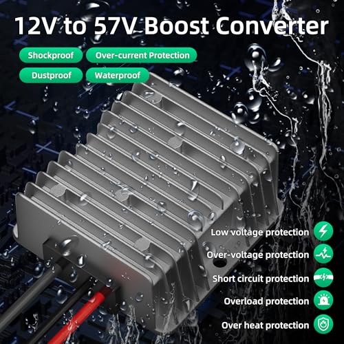 Image of Starlink Standard 4X Gen 3 Power Adapter 12V to 57V 4.5A Converter for Starlink Standard 4 /4X /V3 /REV 4 Router 12V (10-36V) Step-Up Adapter DC Male Plug Cable for RV No Worry About Voltage Drop or Rise