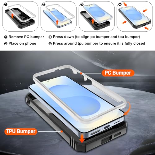 Coque Samsung S25 qualité militaire robuste avec double verre de protection