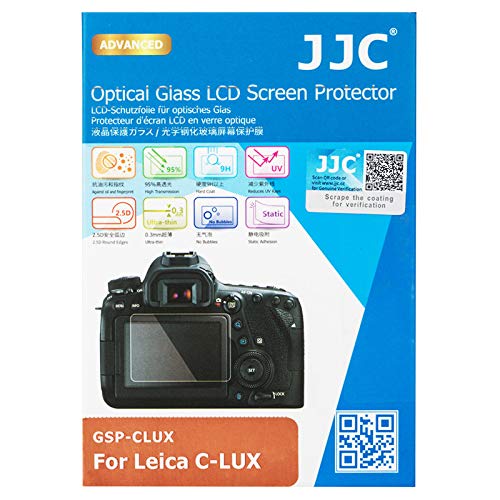 eFonto/JJC Ultra-Thin LCD Optical Glass Screen Protector Tempered Film for Leica C-LUX,Panasonic DMC-ZS200/ZS220/TZ200/TZ220/TX2