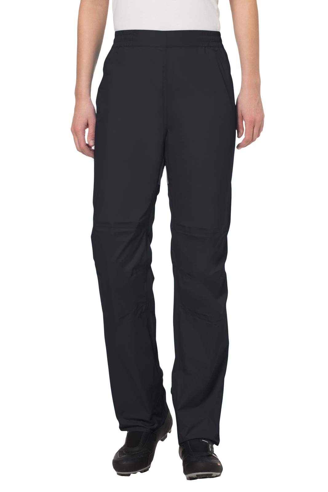 VAUDE Regenhose Damen Drop Pants II, wasserdichte Outdoorhose für Fahrrad, leichte Überhose, atmungsaktive Fahrradhose, schnell überziehbar