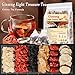 Ginseng Eight Treasure Tea, Kidney Tea Formula Ginseng Five Treasure, 10g*20PCS Red Date Wolfberry Mulberry Goji Berries Herbal Teabag