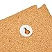 Juvale US Map Cork Board - Travel Tracking Map with Pins - Frameless Natural Cork Wall Decor - Easy Wall Mount for Home & Office Decor - 16