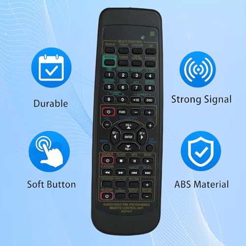 Replacement Remote Control for Pioneer AXD7248 VSX-D508 VSX-D508-G VSX-D608 VSX-D608-G Audio Video Multi-Channel Receiver