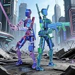 T13 Action Figure Set(unassembled),3D Printed Multi-Jointed Movable Titan 13 Lucky Dummy 13 Mobile Robot,Nova 13 Action Figures Desktop Decorations for Birthday Easter Christmas Party Favor