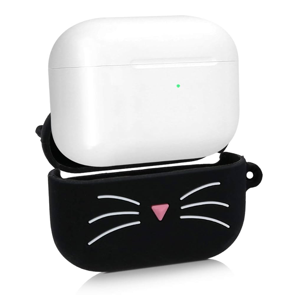 Apple - 【cats】AirPods Pro Amazon.com: kwmobile Silicone Case Compatible with Apple
