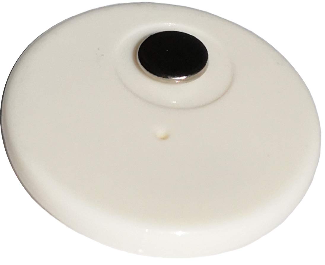 O&W Security Sicherungsetiketten Dummy Set – 250x Etiketten (grau, rechteckig) + 1 Löser/Entferner, ohne Funktion, zur Diebstahlabschreckung im Einzelhandel