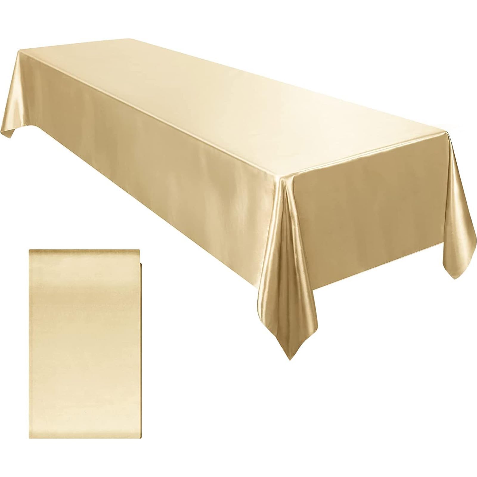 Msioytog Tablecloth Satins Rectangular Table Towel for Modern Dining Water and Stain Resistance for Everyday Use Cotton Linens Satins Table Covers