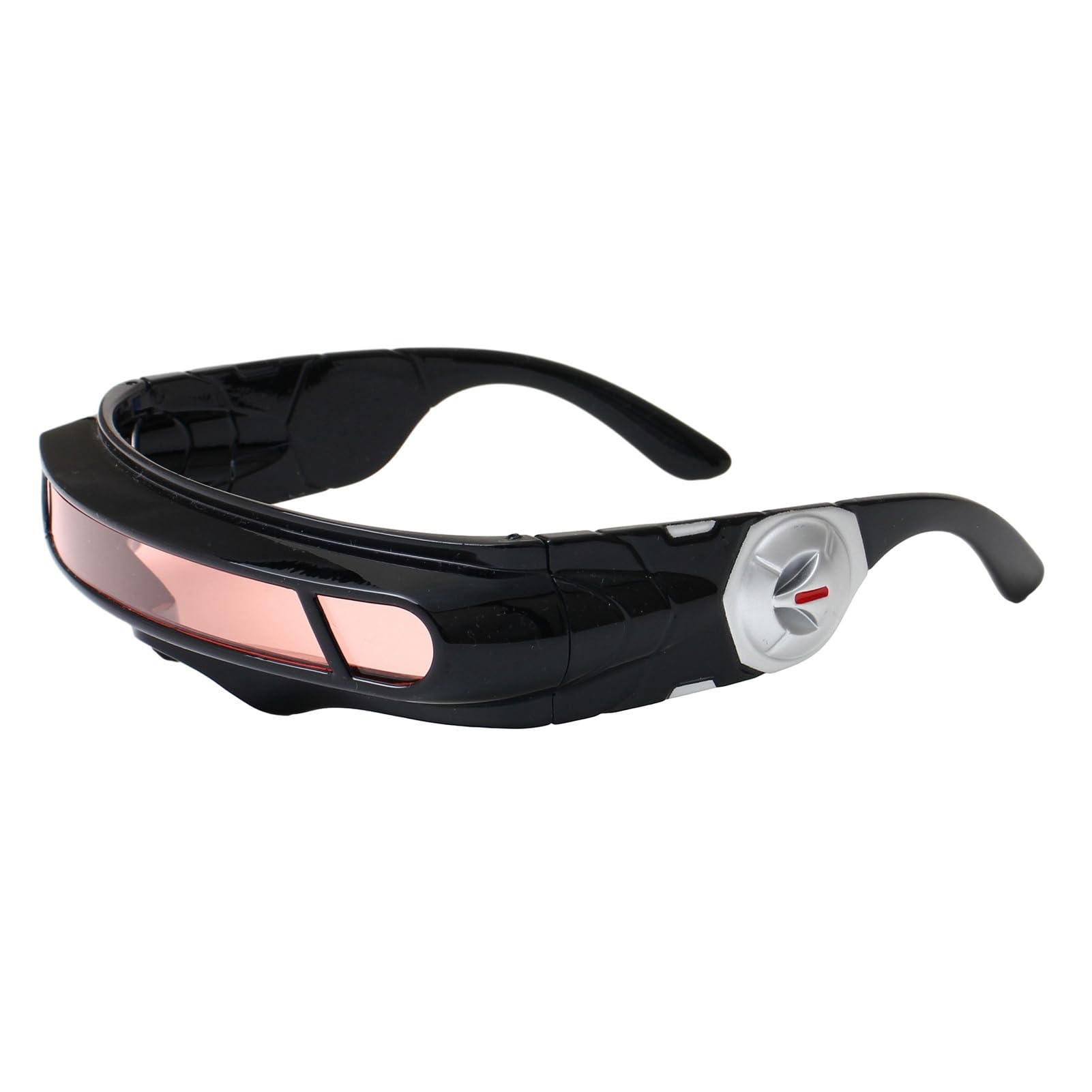 matumou Futuristic Cyberpunk Sunglasses, UV400 Sunglasses, Irregular Shape Punk Shades for Beach Party Outdoor Sports