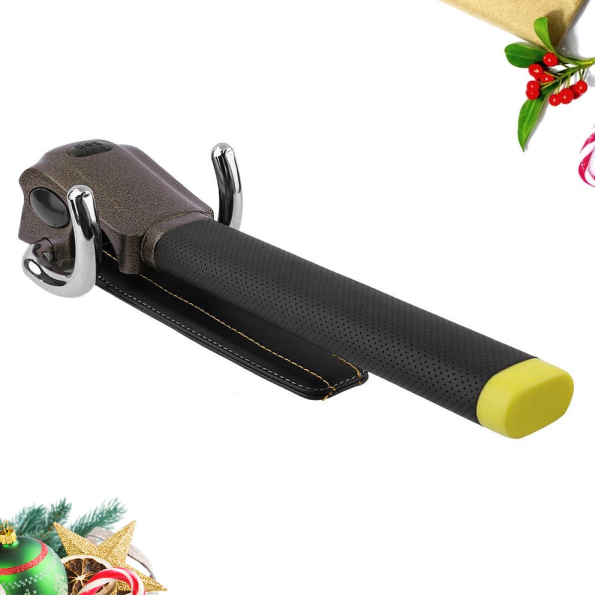 Lenkradsperre aus Stahl und Aluminiumlegierung, Schwarz