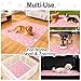 BEAUTYZOO 6 Pack Washable Pee Pads for Dogs, Reusable Puppy Pads for Potty Training, Waterproof Super Absorbent Whelping Pads Mats Non Slip Against Urine for Small Medium Dogs Cats, 16