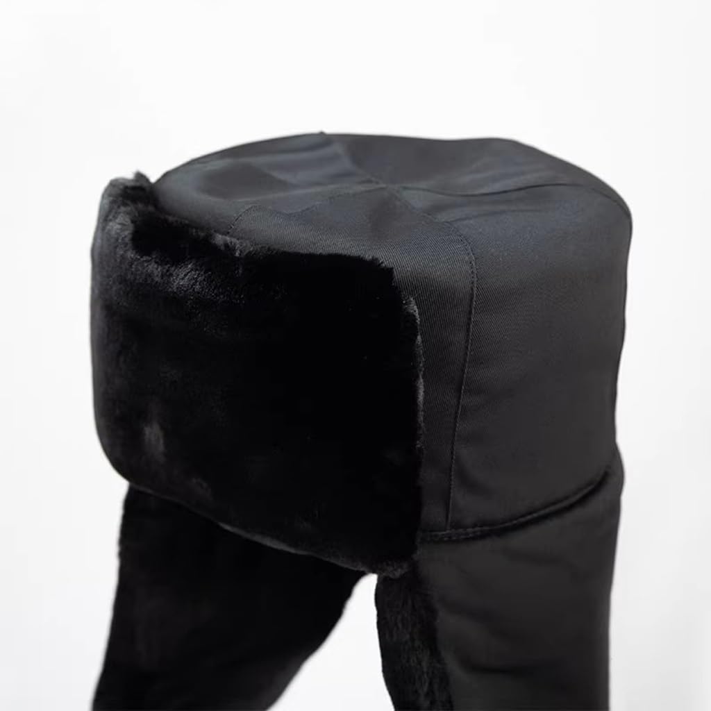 Chapeau chaud d'hiver imperméable et coupe-vent avec couvre-oreilles épais pour le ski en extérieur