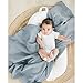 Konssy 3 Pack Muslin Swaddle Blankets for Unisex, Newborn Receiving Blanket, Large 47 x 47 inches, Soft Breathable Muslin Baby Swaddles for Boys & Girls